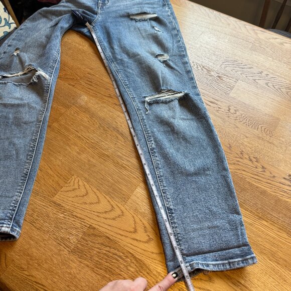 GAP Denim Distressed Cigarette Jeans Size 6/28 Regular - Picture 14 of 14